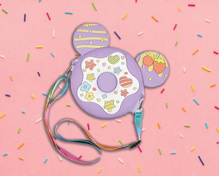 Donut Mouse Ear Crossbody - Purple - ToyTime