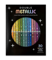 Double Metallic Colored Pencils - ToyTime