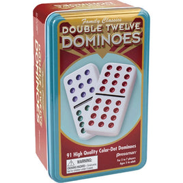 Double Twelve Dominoes in Tin - ToyTime