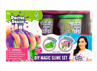 Dr Squish DIY Magic Slime dbl Set Green & Purple - ToyTime