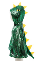 Dragon Toddler Cape Green/Metallic - ToyTime
