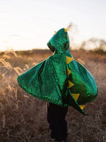Dragon Toddler Cape Green/Metallic - ToyTime