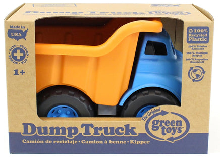Dump Truck Orange & Blue - ToyTime