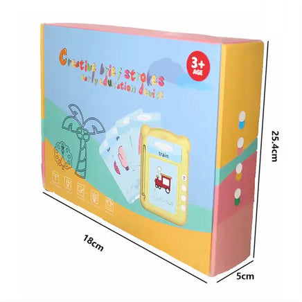 Early Educational Kids Writing/Drawing Tablet with Talking Flash Card Learning Machine Toys - ToyTime