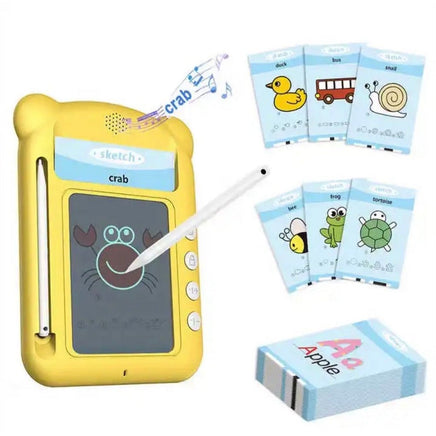 Early Educational Kids Writing/Drawing Tablet with Talking Flash Card Learning Machine Toys - ToyTime