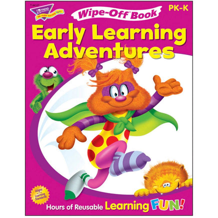 Earlyy Learning Adventures Wipe Off Book..@TREND - ToyTime