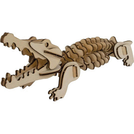 Eco 3D Wooden Puzzle - alligator - ToyTime