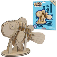 Eco 3D Wooden Puzzle - Clown Fish - ToyTime