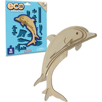 Eco 3D Wooden Puzzle - Dolphin - ToyTime