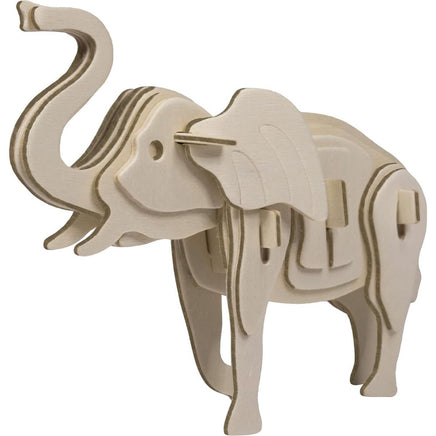 Eco 3D Wooden Puzzle - Elephant - ToyTime