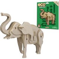 Eco 3D Wooden Puzzle - Elephant - ToyTime