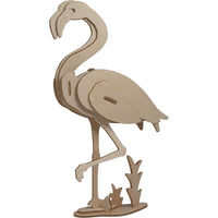 Eco 3D Wooden Puzzle - Flamingo - ToyTime