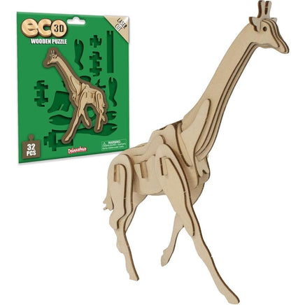 Eco 3D Wooden Puzzle - Giraffe - ToyTime