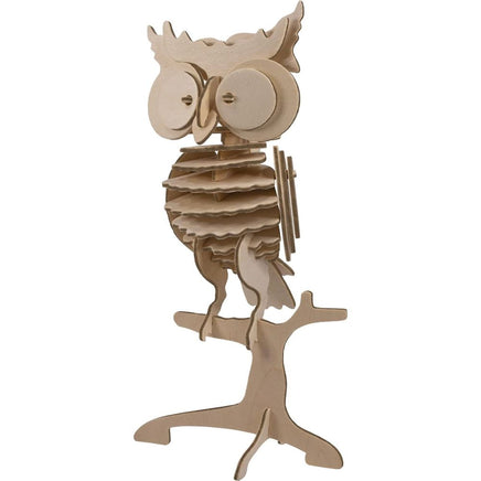 Eco 3D Wooden Puzzle - Owl - ToyTime