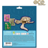 Eco 3D Wooden Puzzle - Sea Turtle - ToyTime