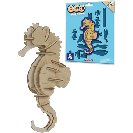 Eco 3D Wooden Puzzle - Seahorse - ToyTime