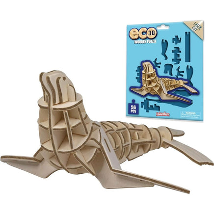 Eco 3D Wooden Puzzle - Seal - ToyTime