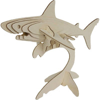 Eco 3D Wooden Puzzle - Shark - ToyTime