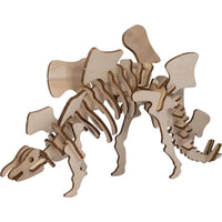 Eco 3D Wooden Puzzle - Stegosaurus - ToyTime