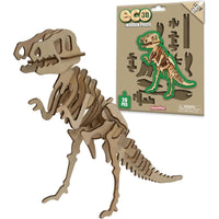 Eco 3D Wooden Puzzle - T - rex - ToyTime