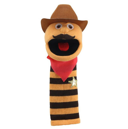 Eco Knitted Puppets Cowboy - ToyTime