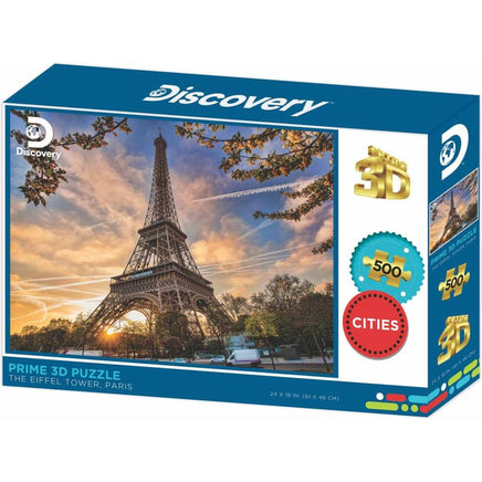 Eiffel Tower, Paris Discovery 3D Puzzle 500pc - ToyTime