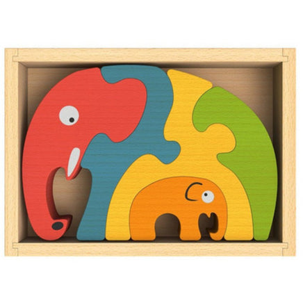 Elephant Family Puzzle - ToyTime