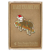 Enamel Pin Festive Sloth - ToyTime