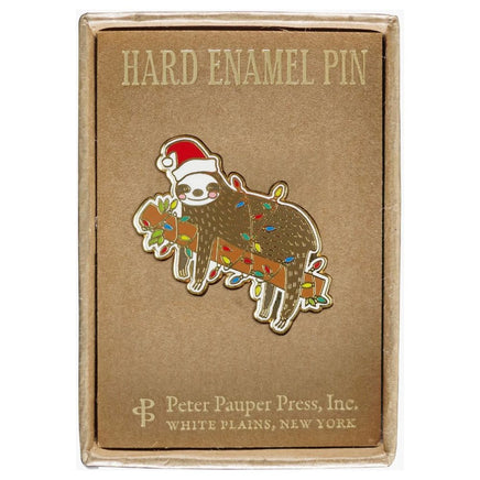 Enamel Pin Festive Sloth - ToyTime