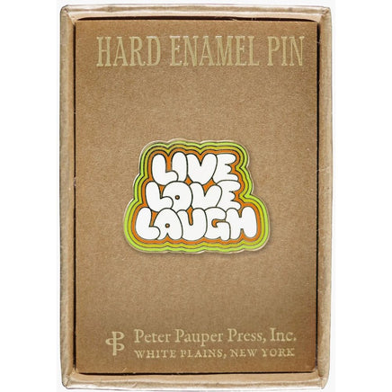 Enamel Pin Live, Love, Laugh - ToyTime