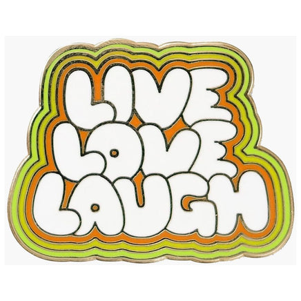 Enamel Pin Live, Love, Laugh - ToyTime