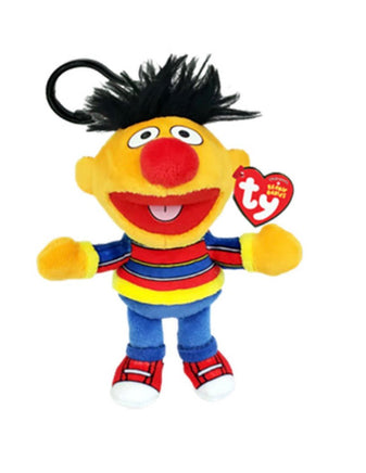 ERNIE Sesame Street Floppy Beanie Clip Keychain - ToyTime