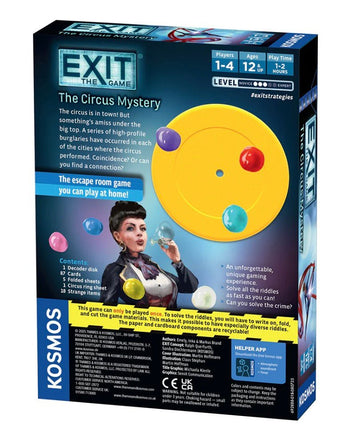 Exit The Game The Circus Mystery - ToyTime