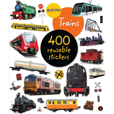 Eye Like Trains 400 Reusable Stickers - ToyTime