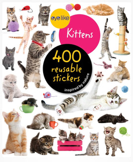 EyeLike 400 Reusable Stickers Kittens - ToyTime