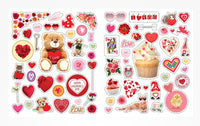 EyeLike 400 Reusable Stickers Valentines - ToyTime