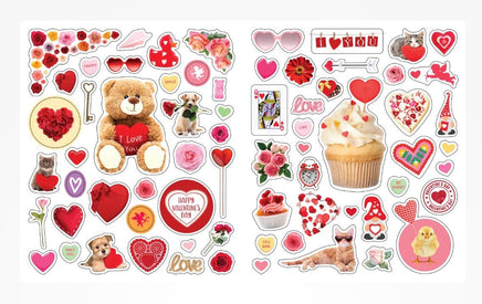 EyeLike 400 Reusable Stickers Valentines - ToyTime