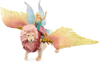 Fairy in Flight on Winged Lion 70714...@Schleich - ToyTime