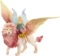 Fairy in Flight on Winged Lion 70714...@Schleich - ToyTime