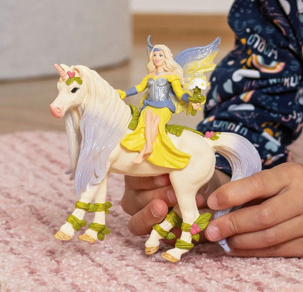 Fairy Sera With Blossom Unicorn 70565...@Schleich - ToyTime