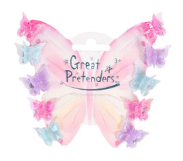 Fancy Flutter Mini Hair Clips 10pc - ToyTime