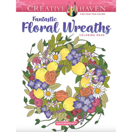 Fantastic Floral Wreaths Coloring Book - ToyTime