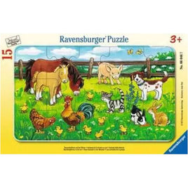 Farm animals with fence 15pc puzzle - ToyTime