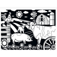 Farm Velvet Coloring 60 pc - ToyTime