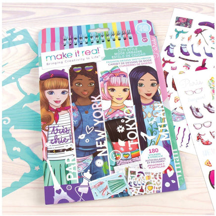 Fashion Design Sketchbook City Style - ToyTime