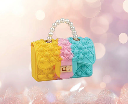 Fidget Pearl Handbag Bubble Gum - ToyTime