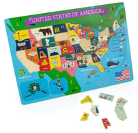 Fifty Nifty States Puzzle Board - ToyTime