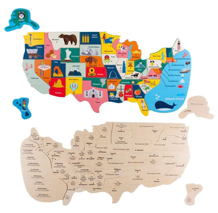 Fifty Nifty States Puzzle Board - ToyTime