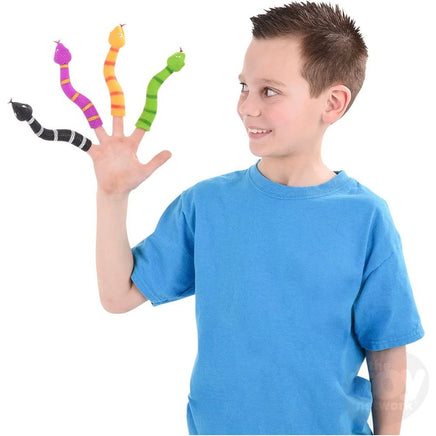 Finger Puppet Snake 5.5 inch - ToyTime