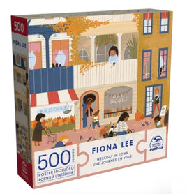 Fiona Lee Weekday In Town 500pc Puzzle - ToyTime